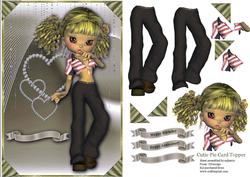Cutie Pie Card Topper