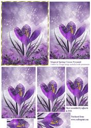 Magical Spring Crocus Pyramid
