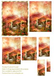 Woodland Toadstools Pyramid