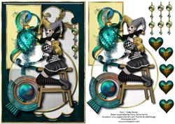Bits & Bobs Jester Card Topper