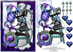 Bits & Bobs Jester Card Topper 2