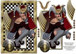Mystical Jester Card Topper