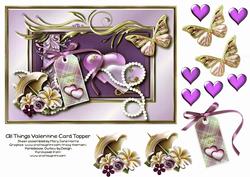 All Things Valentine Card Topper 3