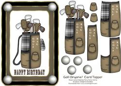 Golf Anyone? Card Topper 1