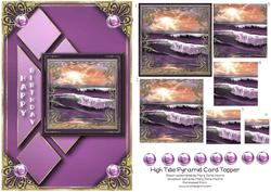 High Tide Pyramid Birthday Topper 2