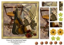 Music of the Soul Card Topper
