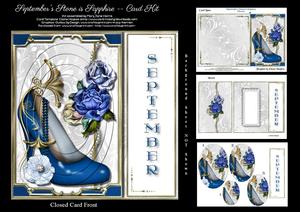 September's Stone is Sapphire - Card Kit