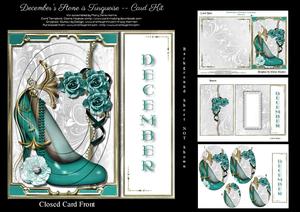 December's Stone is Turquoise - Card Kit