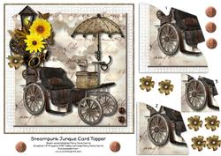 Steampunk Junque Car Card Topper 1
