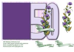 50th Birthday Celebration Card