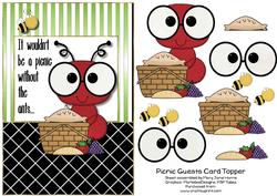 Picnic Guests Card Topper
