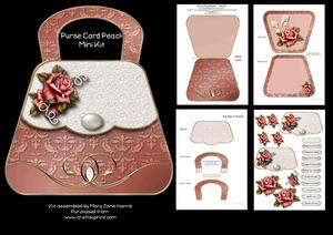 Purse Card Peach - Mini Kit