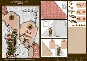 Apricot Nectar Lily Pocket Card Mini Kit
