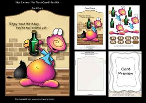 Not Extinct Yet Tent Card Mini Kit