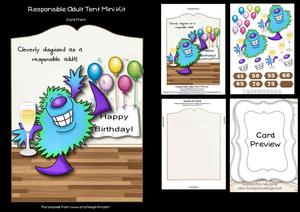 Responsible Adult Tent Card Mini Kit