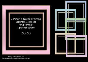 6 Inner & Outer Frames - Cu4cu