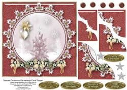 Special Christmas Greetings Card Topper 3