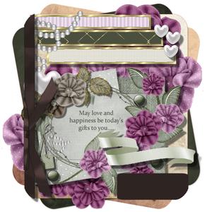 Love & Happiness Card Topper Kit