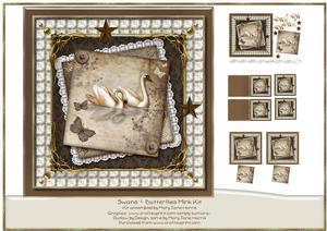 Swans & Butterflies Mini Kit