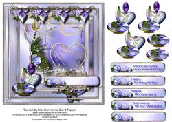 Tastefully Chic Romantic Card Topper 2