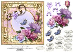 Pretty Little Butterfly Card Topper 1