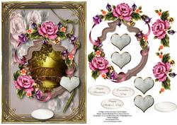 Bridge to Romance Card Topper 1