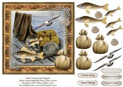 Gone Fishing Card Topper