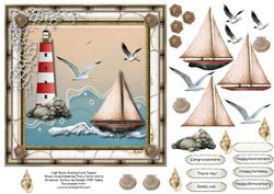 High Seas Sailing Card Topper
