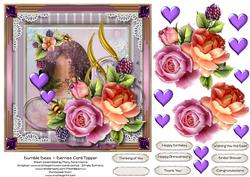 Bumble Bees & Berries Card Topper