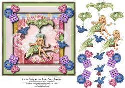 Little Fairy in the Rain Card Topper