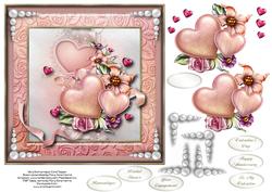Very Romantique Card Topper 1