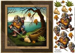 Viking Rampage Card Topper