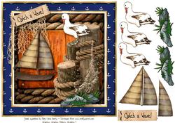 Catch a Wave! Card Topper