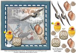 By the Seashore Card Topper