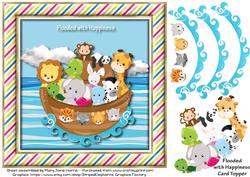 Noah Flooded with Happiness Card Topper