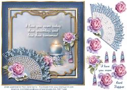 I Love You More - Card Topper