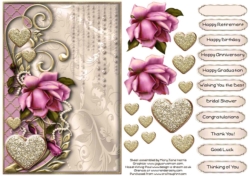 Dripping Pearls Card Topper