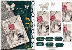 Delicious In Denim Card Topper 2