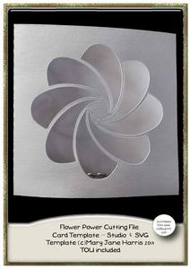 Flower Power Card Template