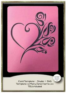Heart & Roses Card Cutting File