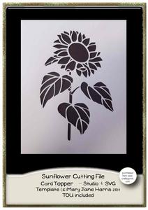 Sunflower Topper Cutting File