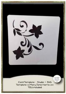 Spray Of Flowers Card Cutting File
