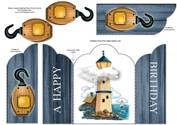 Birthday Lighthouse Quick Card