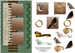 Birds of the Forest Card Topper