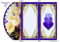 Crocus Tri-Fold Quick Card