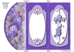 Hyacinth Tri-Fold Quick Card