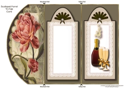 Wine & Roses Tri-Fold Quick Card