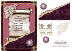 Birthday Scroll Topper