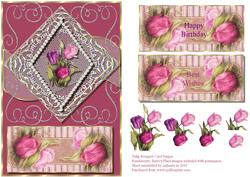 Tulip Bouquet Card Topper