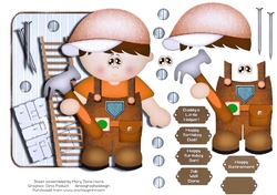 Mr. Contractor Card Topper